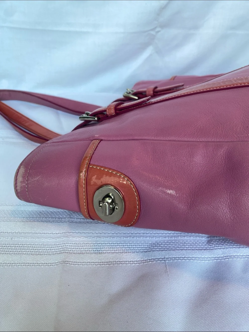 Coach leather tote